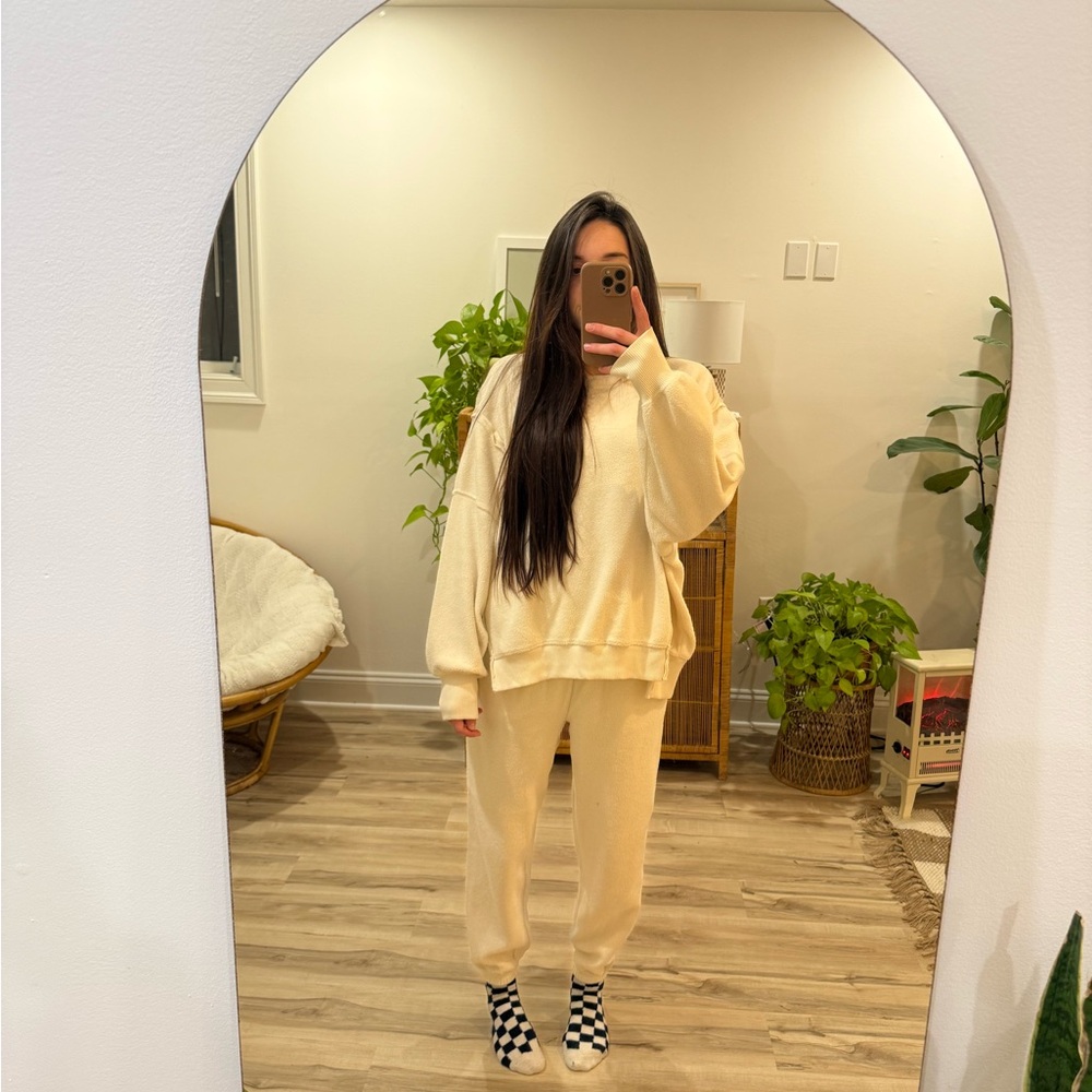 Cream Women's Lounge Set